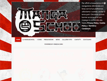 Tablet Screenshot of mangaschool.it
